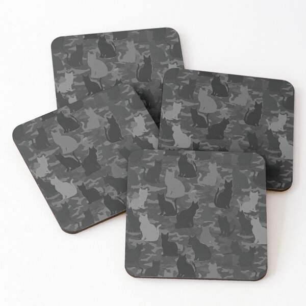 Item preview, Minimalistic Military Cat Camo Print  - Thank You Gifts designed and sold by RoyalStarsPatts.