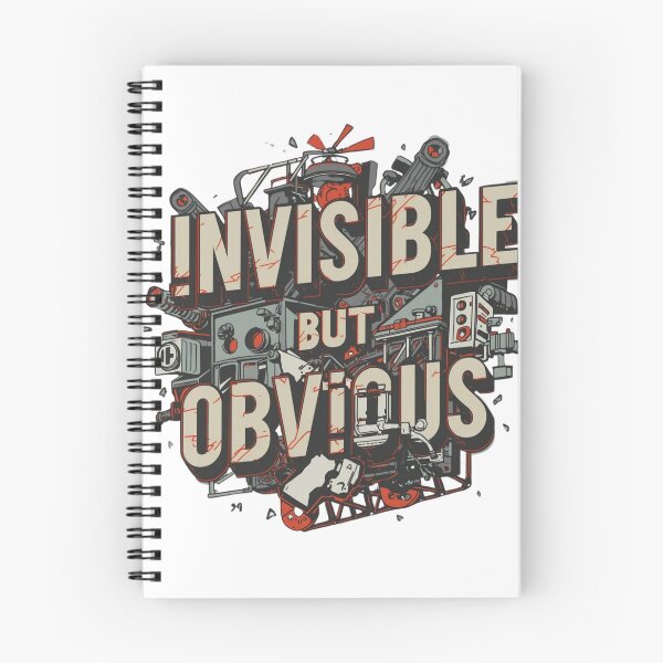Item preview, Invisible But Obvious Abstract Minimalist Philosophy Quote designed and sold by CleanDecor.