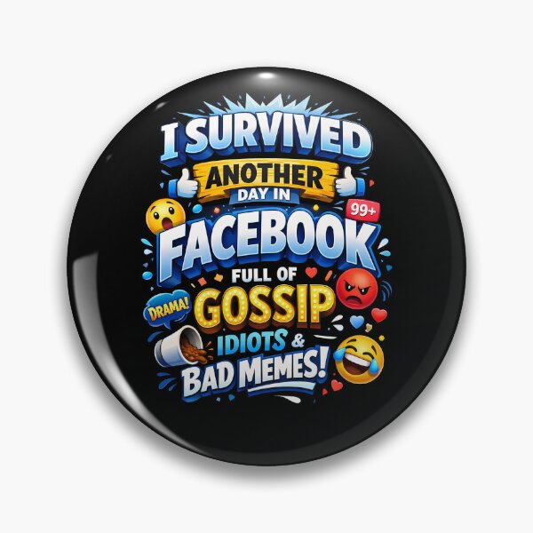 Item preview, Funny Facebook designed and sold by MarkColeImaging.