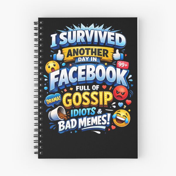 Item preview, Funny Facebook designed and sold by MarkColeImaging.