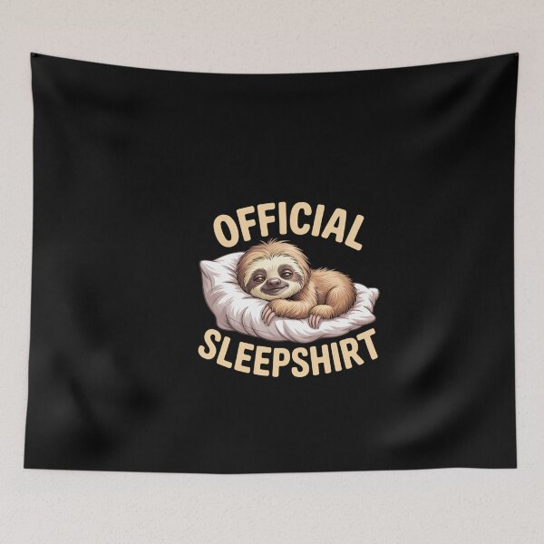 Item preview, Official Sleepshirt Funny Sloth designed and sold by vaxiek.