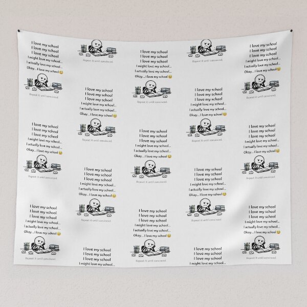 Item preview, I love my school - Repeat it until convinced designed and sold by artshop77.