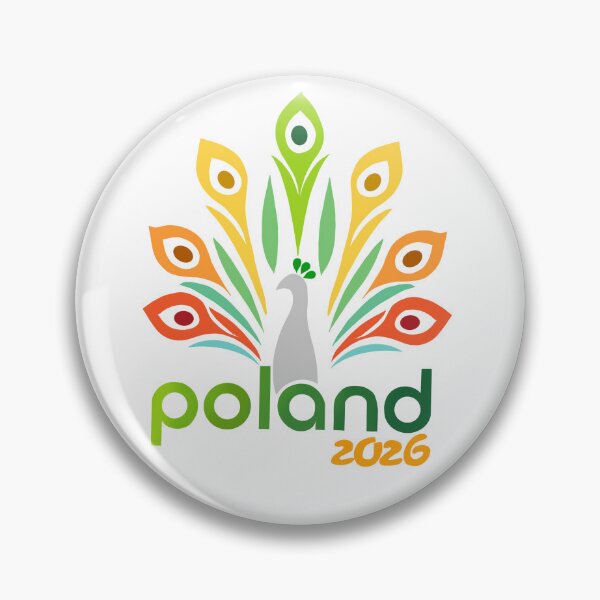 Item preview, Warsaw Poland 2026 International Convention Pins Stickers Notebooks designed and sold by RegalitosParaTi.
