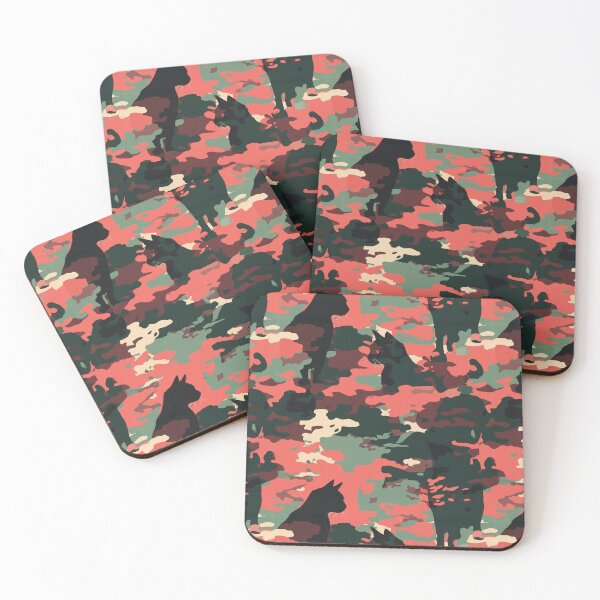 Item preview, Cute Wild Cat Camouflage Pattern  - Gifts For Wife designed and sold by RoyalStarsPatts.