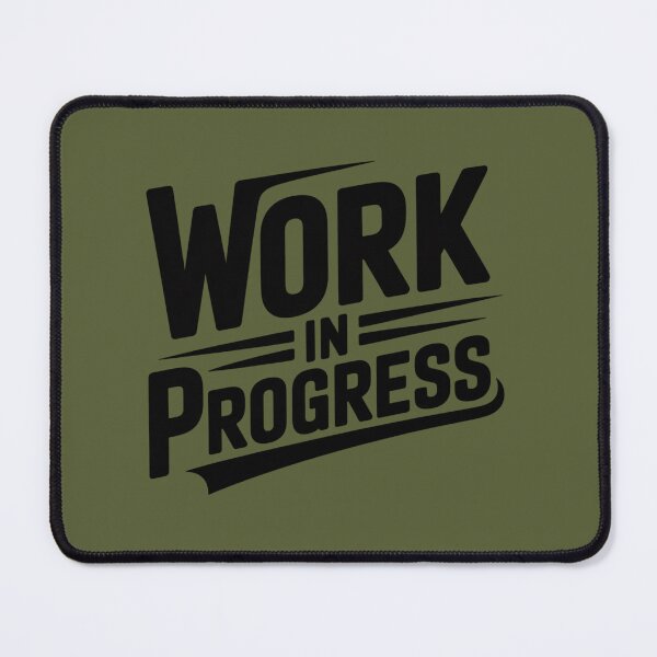 Item preview, Work In Progress – Motivational Quote Typography Design designed and sold by ABLAT_CREATIONS.