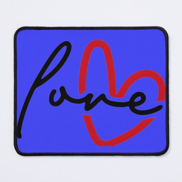 Item preview, Love Cursive Script with Red Graphic Heart designed and sold by Studio-DeLuz.