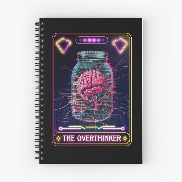 Item preview, The Overthinker Tarot Card - Sci-Fi Glitch Art designed and sold by JB-designstudio.