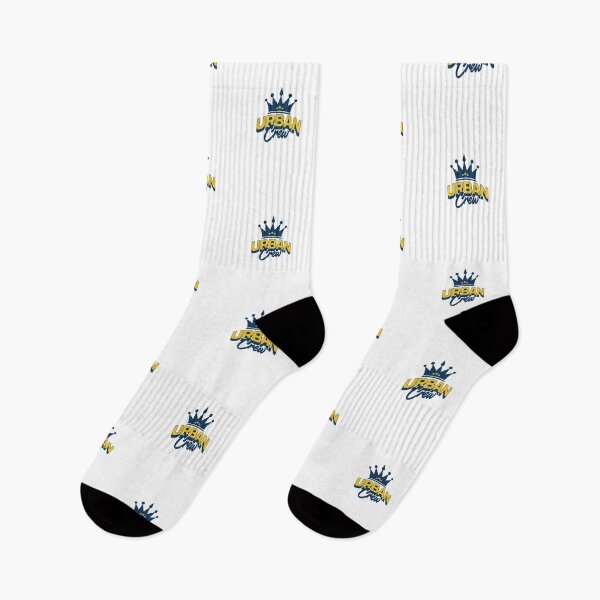 Item preview, Urban Crew Crown — Streetwear Style Typography | Bold Navy and Yellow Logo designed and sold by Colorful-Garden.