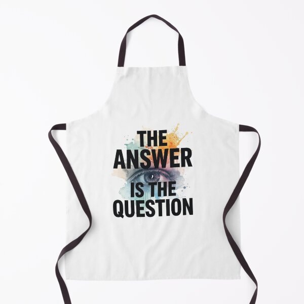Item preview, The Answer Is The Question Philosophy Quote Art designed and sold by CleanDecor.