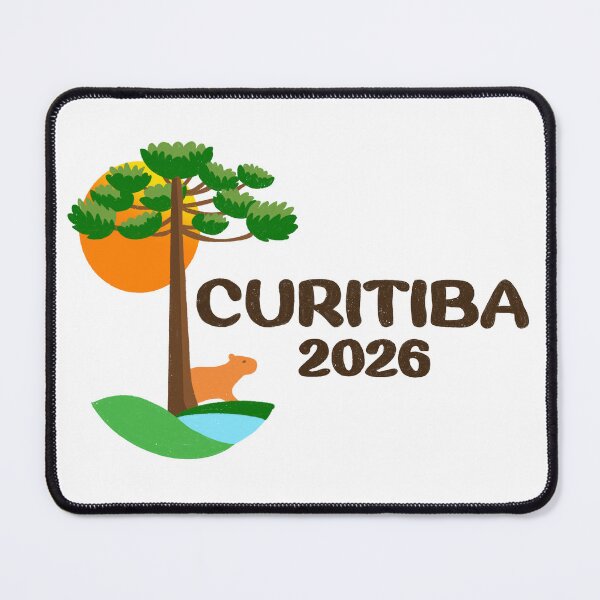 Item preview, Curitiba Brazil 2026 International Convention Pins Stickers Notebooks designed and sold by RegalitosParaTi.