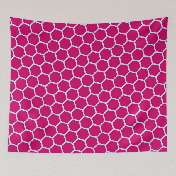 Item preview, Modern Pink Hexgonal Motif - Abstract Geometric Shape Pattern  - Christmas Gifts For Boyfriend designed and sold by RoyalStarsPatts.