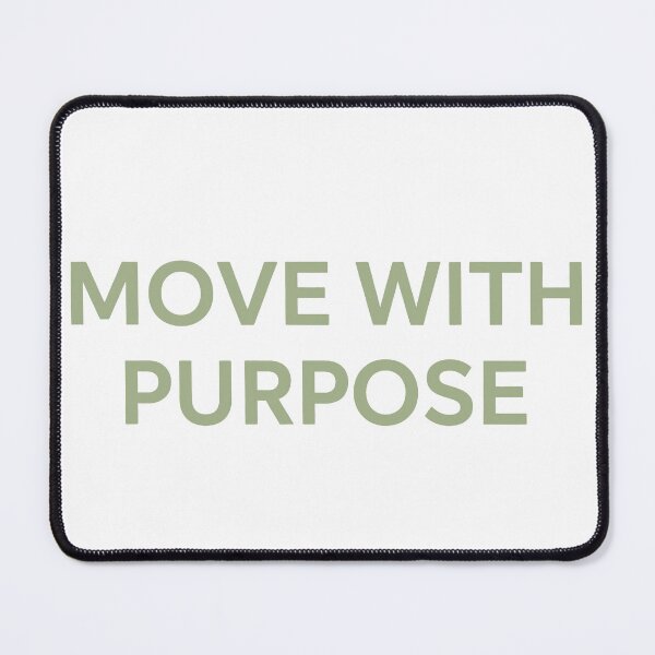 Item preview, Move With Purpose – Minimalist Motivational Quote Art designed and sold by andry01.
