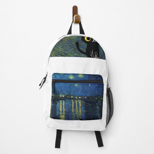 Item preview, cute cat under the starry night designed and sold by PurrfectHome.