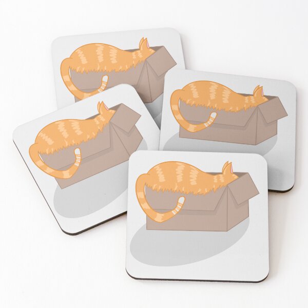 Item preview, Ginger Cat in Box designed and sold by LePlumArt.