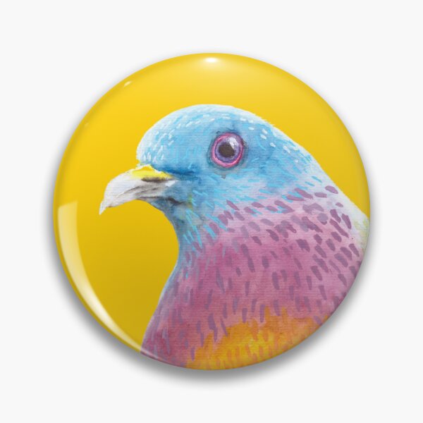 Item preview, Pink-necked green pigeon, Soft Green and Delicate Pink designed and sold by art-elodie-g.