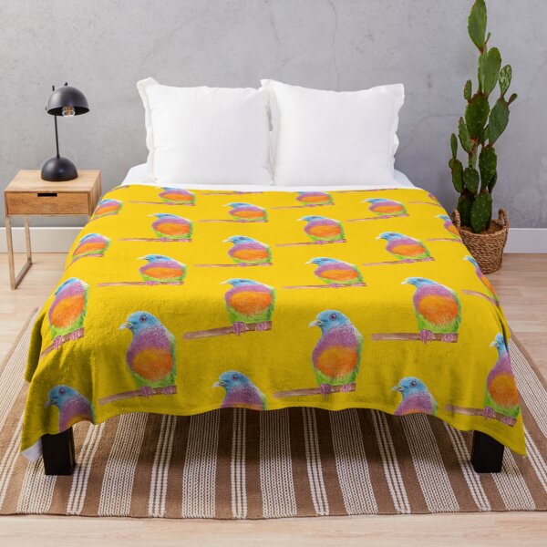 Item preview, Pink-necked green pigeon, Soft Green and Delicate Pink designed and sold by art-elodie-g.