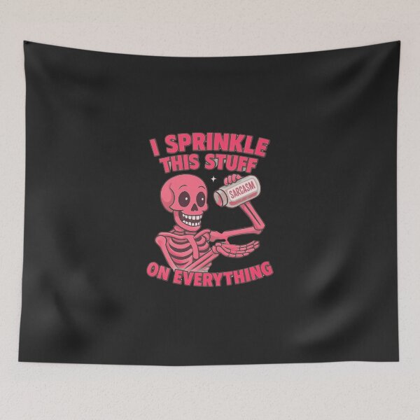Item preview, I Sprinkle This Stuff On Everything Funny Foodie - Sarcastic Kitchen Humor Quote designed and sold by Wonder Pixel Studio.