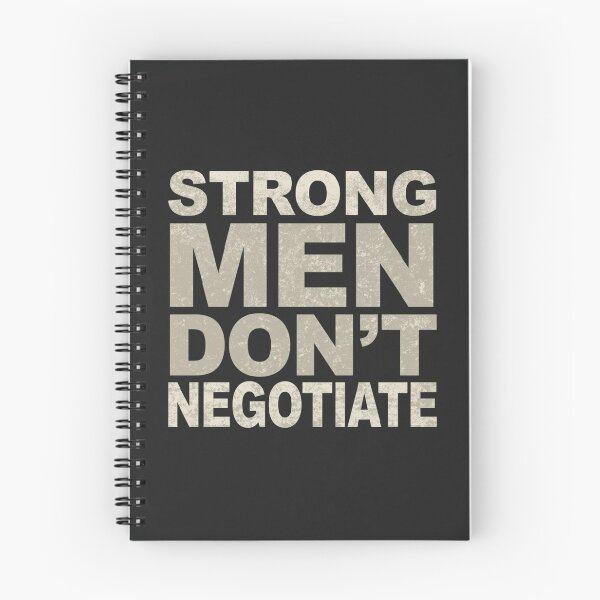 Item preview, STRONG MEN DON’T NEGOTIATE. designed and sold by NatureNinja.