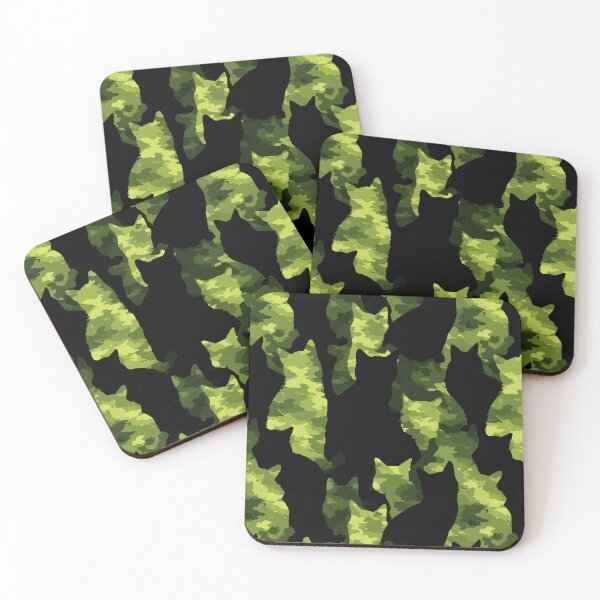 Item preview, Cute Hunting Cat Camouflage Pattern  - Fathers Day Ideas designed and sold by RoyalStarsPatts.