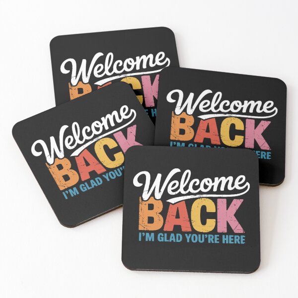 Item preview, Welcome Back Vintage Quote – I’m Glad You’re Here Classroom Message designed and sold by flagylART.