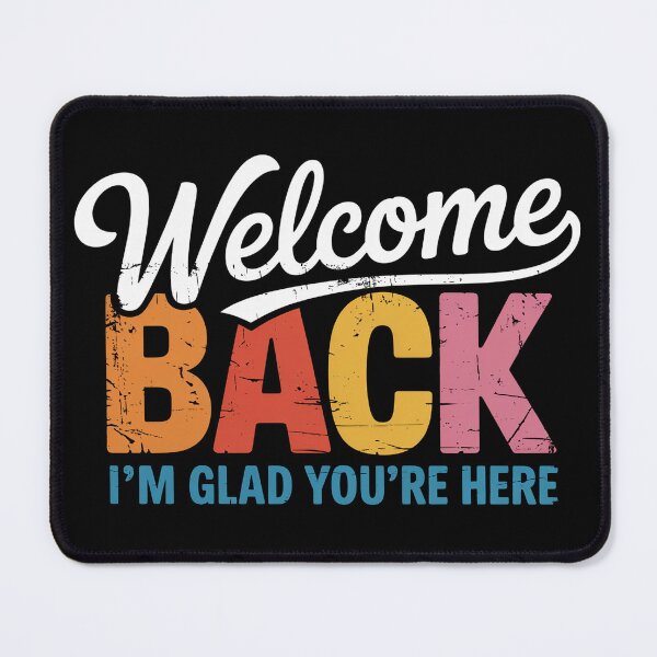 Item preview, Welcome Back Vintage Quote – I’m Glad You’re Here Classroom Message designed and sold by flagylART.
