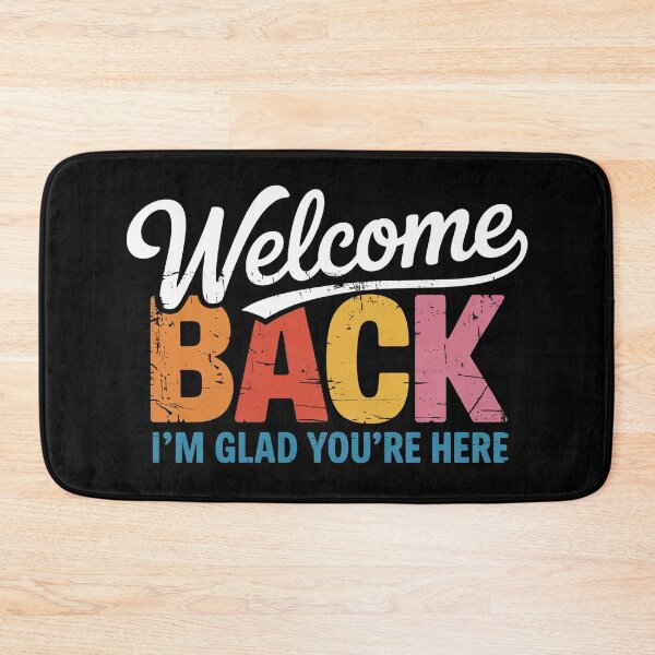 Item preview, Welcome Back Vintage Quote – I’m Glad You’re Here Classroom Message designed and sold by flagylART.