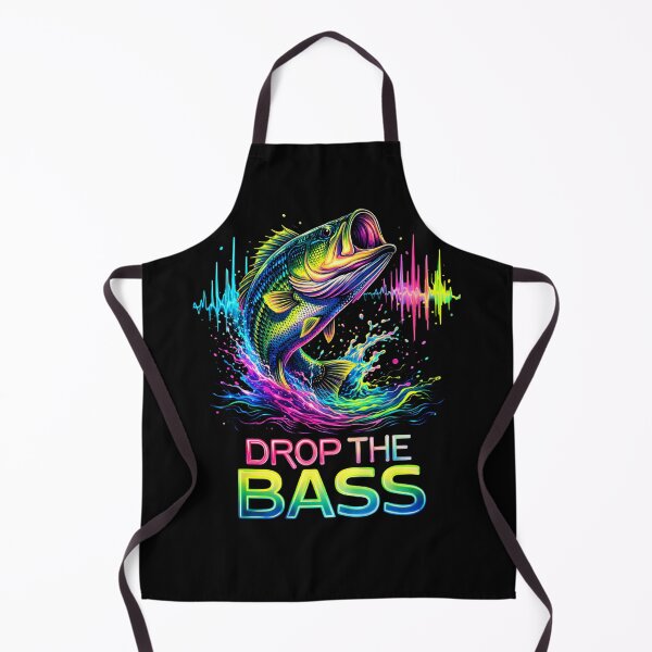 Item preview, Drop The Bass Neon Fish Rave Festival Design designed and sold by KapiPrint.