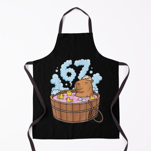 Item preview, Capybara Bath Tub 67 Relaxed Funny Meme Animal Art for Men Women Kids , Capybara Gift Lover  designed and sold by DZIRI NAJAT.
