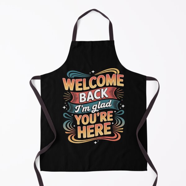 Item preview, Welcome Back Retro Quote – I’m Glad You’re Here School Message designed and sold by flagylART.