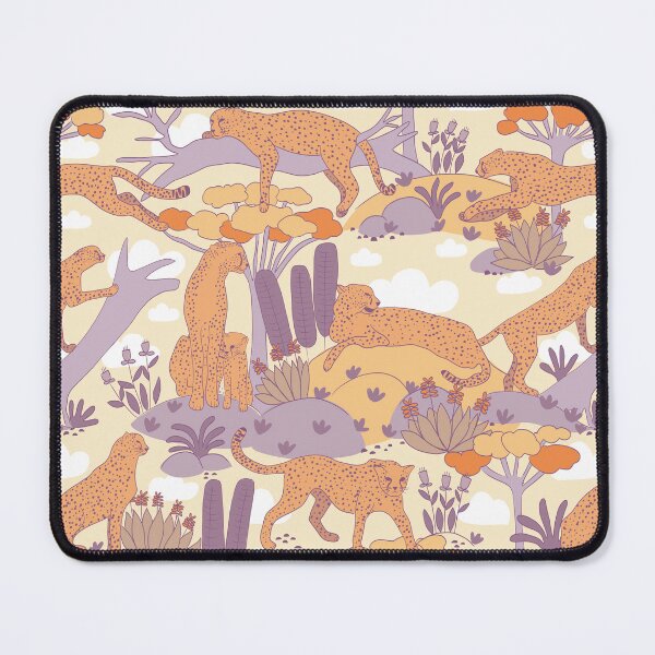 Item preview, Cheetahs in the Clouds - Orange and violet designed and sold by pholiumsigma_design.
