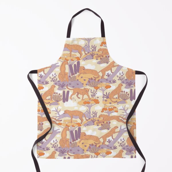 Item preview, Cheetahs in the Clouds - Orange and violet designed and sold by pholiumsigma_design.