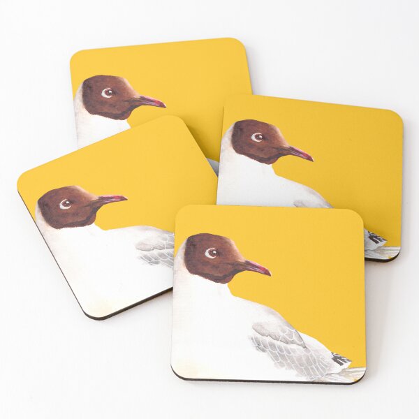 Item preview, Black headed gull, Seasonal Contrast in Light designed and sold by art-elodie-g.