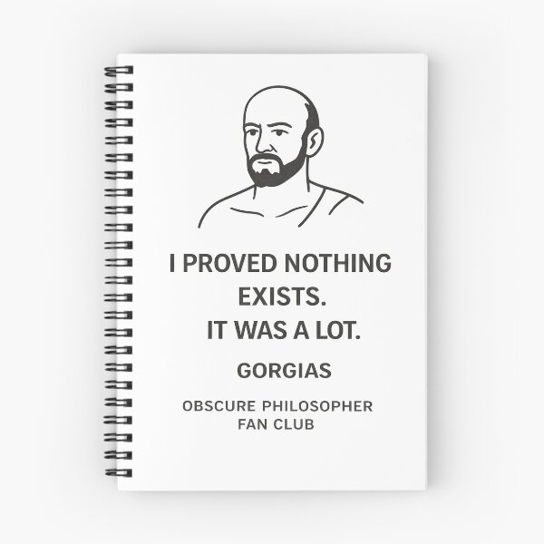 Item preview, Gorgias | Obscure Philosopher Fan Club designed and sold by Grand Illusions.