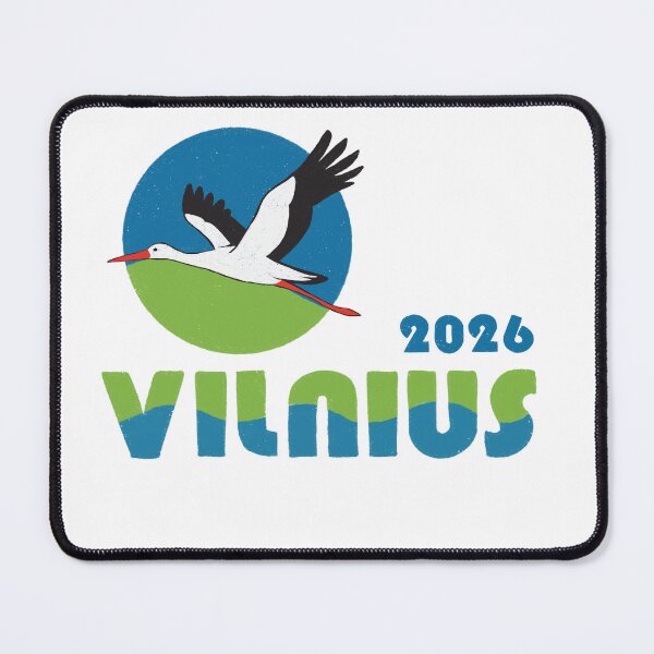 Item preview, Vilnius Lithuania 2026 International Convention Pins Stickers Notebooks designed and sold by RegalitosParaTi.