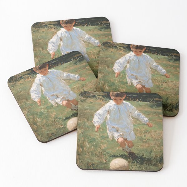 Item preview, Young Boy Playing Soccer designed and sold by lautir.