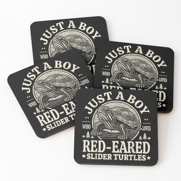 Item preview, red eared slider turtle designed and sold by shop happy ★★★★★.
