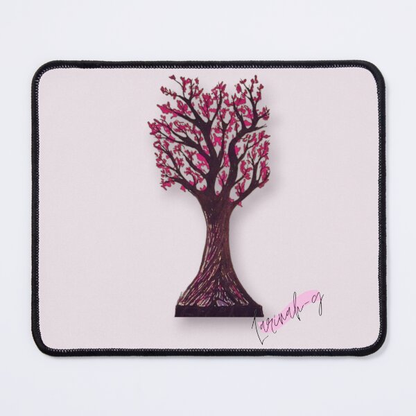 Item preview, illustrated pink tree - soft ambiance designed and sold by Larinah-G.