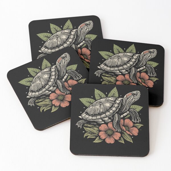 Item preview, red eared slider turtle designed and sold by shop happy ★★★★★.