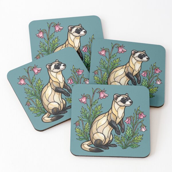 Item preview, Black-footed Ferret Prairie Wildflowers designed and sold by BirdsnStuff.