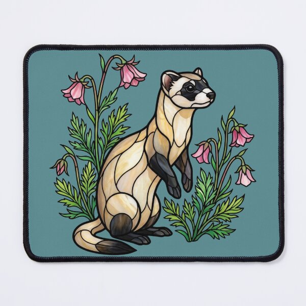 Item preview, Black-footed Ferret Prairie Wildflowers designed and sold by BirdsnStuff.
