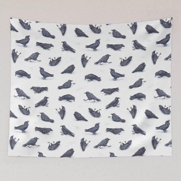 Item preview, Ravens in the snow designed and sold by GaiaSorrentino.