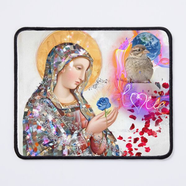 Item preview, Art and Religion into the Digital : Virgin Mary action into the contemporary age designed and sold by QuasarDigitalSurrealism.
