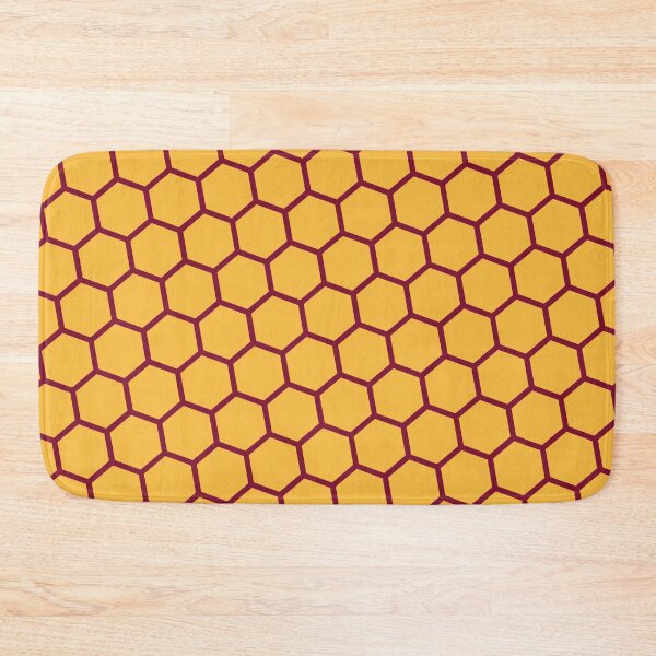 Item preview, Refined Yellow Hexagon Motif - Abstract Geometric Shape Pattern  - Gifts For Boyfriend designed and sold by RoyalStarsPatts.