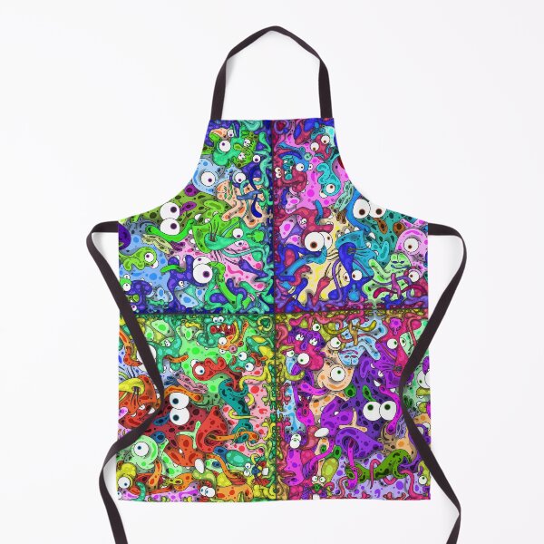 Item preview, Color Tiles #1B - A colony of sticky creatures designed and sold by liquid-print.
