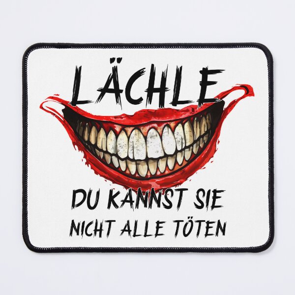 Item preview, Lächle Du Kannst Sie Nicht Alle Töten Dark Humor German Quote designed and sold by hussain-dz.