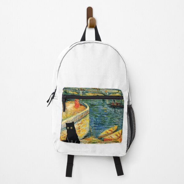 Item preview,  funny cat with bridges across the Seine designed and sold by PurrfectHome.