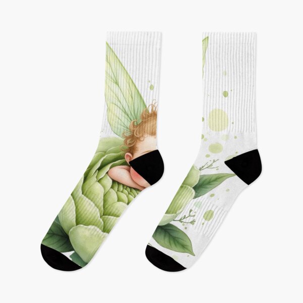 Item preview, Celery Bloom Fairy – Enchanted Sleeping Baby Sprite designed and sold by Oonward2021.
