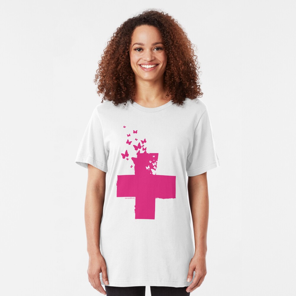 Rescue Pink /// Slim Fit T-Shirt