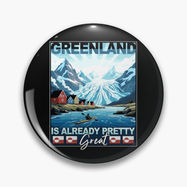Artikelvorschau, Pro Grönland – Schon großartig, Nicht zu verkaufen – Gletscher entworfen und verkauft von Nerd Shizzle.