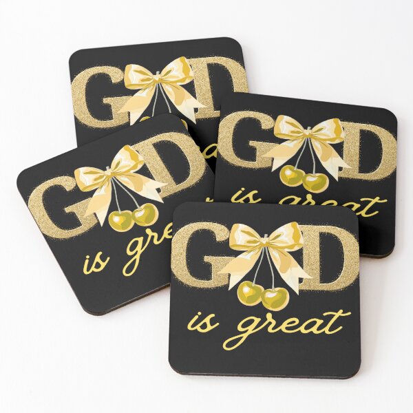 Item preview, God Is Great - Christian Quotes designed and sold by MoriaStore.